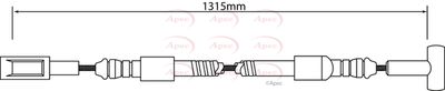 Cable Pull, parking brake APEC CAB1241