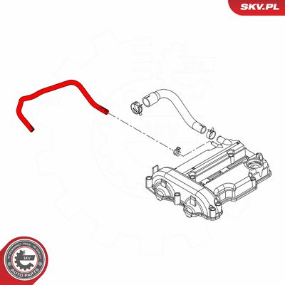 Hadička plnícího vzduchu SKV 43SKV224
