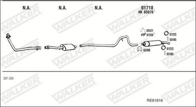 SISTEM DE ESAPAMENT WALKER RE61816