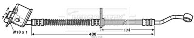 спирачен маркуч BORG & BECK BBH7758