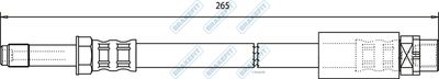 APEC Brake Hose BHO4179
