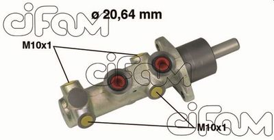 Главный тормозной цилиндр CIFAM 202-525 для FIAT PANDA