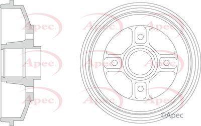 Brake Drum APEC DRM9205