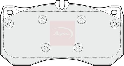 APEC Brake Pad Set, disc brake PAD1910