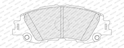Remblokken set Voor , past: TOYOTA YARIS 1.5/1.5H 02.20-