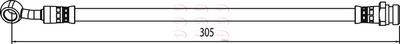 APEC Brake Hose HOS4134