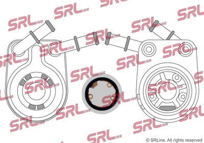 Oil cooler, engine oil