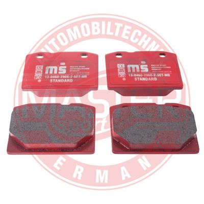 Комплект тормозных колодок, дисковый тормоз MASTER-SPORT GERMANY 13046029662-SET-MS для LADA NOVA