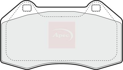 APEC Brake Pad Set, disc brake PAD1416