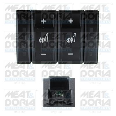 MEAT & DORIA 206040 Выключатель, обогрев сидения для OPEL ASTRA H CLASSIC универсал (A04)