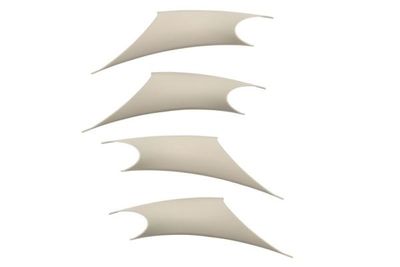 Deursluiter (beige, set) past: BMW 3 F30, F31, F80 10.11-06.19