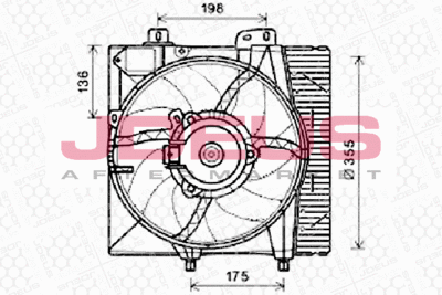 LüFTER MOTORKüHLUNG