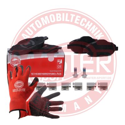 Zestaw klocków hamulcowych, hamulce tarczowe MASTER-SPORT GERMANY 13046038472T-SET-MSP