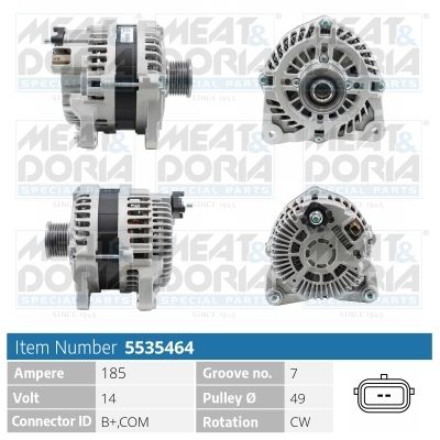 Генератор MEAT & DORIA 5535464 для NISSAN NV400