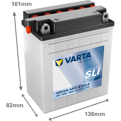 STARTERBATTERIE VARTA 512011016K544 1