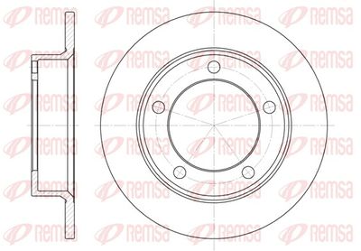 Tarcza hamulcowa REMSA 6257.00