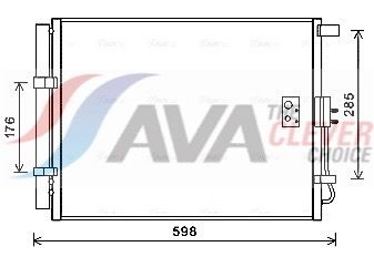 CONDENSATOR CLIMATIZARE AVA Clever Choice HY5373D