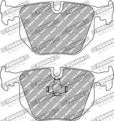 BREMSBELAGSATZ SCHEIBENBREMSE FERODO RACING FDS857 1