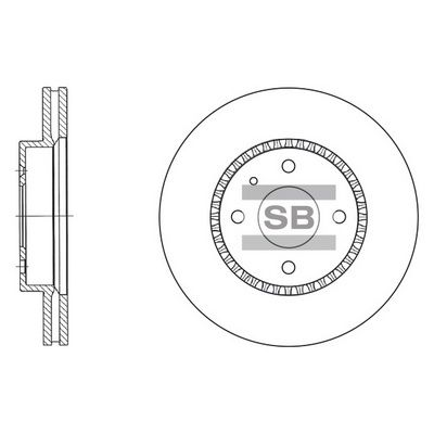 спирачен диск Hi-Q SD3005