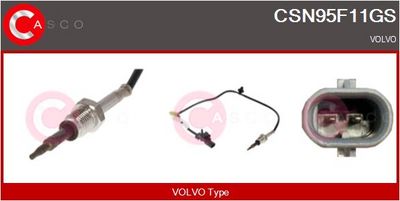 SENZOR TEMPERATURA GAZE EVACUARE