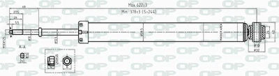 Амортизатор OPEN PARTS SAB8383.32 для DAIHATSU CHARADE