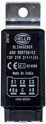 HELLA Knipperlichtautomaat, pinkdoos (4DN 008 768-121)
