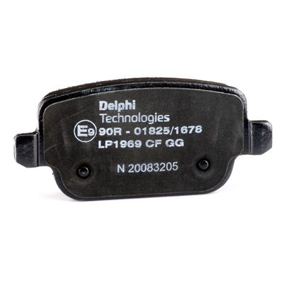 BREMSBELAGSATZ SCHEIBENBREMSE DELPHI LP1969 38