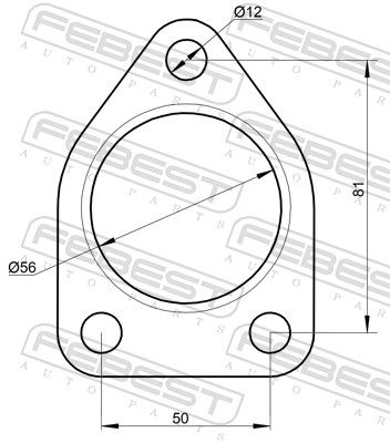 GARNITURA RACORD EVACUARE FEBEST 04492004 1