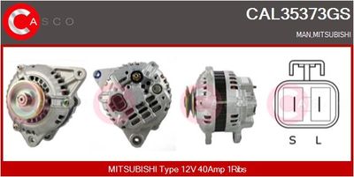 Генератор CASCO CAL35373GS для MITSUBISHI L300