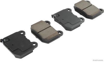 Комплект тормозных колодок, дисковый тормоз HERTH+BUSS JAKOPARTS J3611001 для NISSAN 350Z