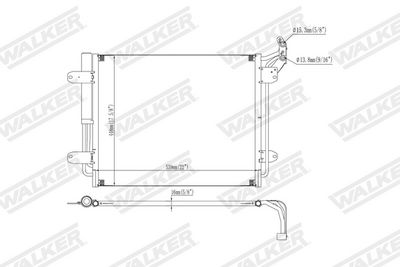 CONDENSATOR CLIMATIZARE WALKER WCD00312 6