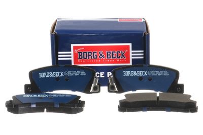 комплект спирачно феродо, дискови спирачки BORG & BECK BBP1477