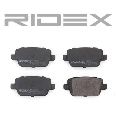 комплект спирачно феродо, дискови спирачки RIDEX 402B0065