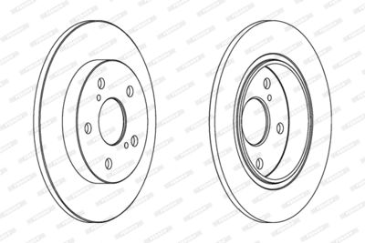 DISC FRANA FERODO DDF1645 1
