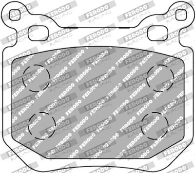 SET PLACUTE FRANA FRANA DISC FERODO RACING FDS4217