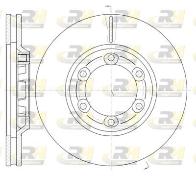 Тормозной диск ROADHOUSE 61163.10 для ISUZU D-MAX