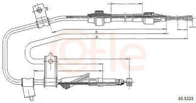 CABLU FRANA DE PARCARE