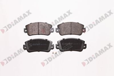 Комплект тормозных колодок, дисковый тормоз DIAMAX N09132 для FIAT 147
