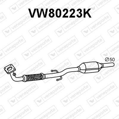 Катализатор VENEPORTE VW80223K для VW LUPO