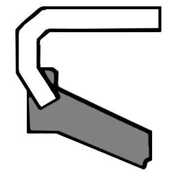 Krukas oliekeerring (40x50/50x5)