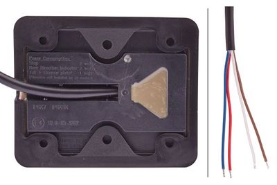 Achterlicht Links/Rechts (LED, 12/24V, met indicator, met stoplicht, parkeerlicht, geen reflector, lengte kabel: 0,5m)