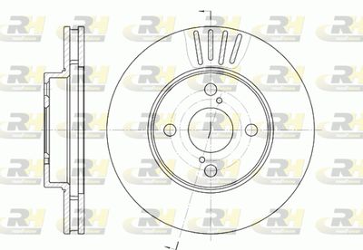 Тормозной диск ROADHOUSE 6742.10 для BYD F3