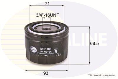 COMLINE EOF100 Масляный фильтр  для DACIA 1410 (Дача 1410)