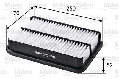 Воздушный фильтр VALEO 585370 для VW TARO