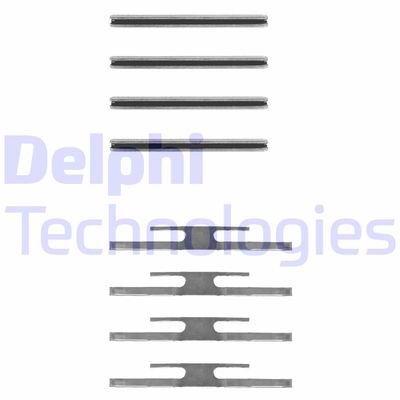 Комплектующие, колодки дискового тормоза DELPHI LX0035 для OPEL MANTA