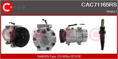 COMPRESOR CLIMATIZARE CASCO CAC71165RS