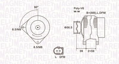 generátor MAGNETI MARELLI 063731911010