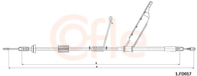 CABLU FRANA DE PARCARE