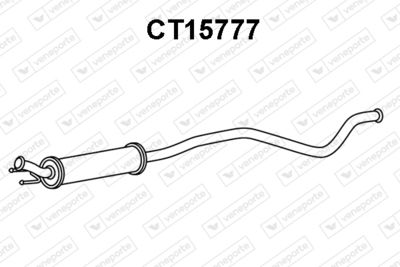 VENEPORTE CT15777 Глушитель выхлопных газов  для CITROËN C4 купе (LA_) 1.6 THP 150