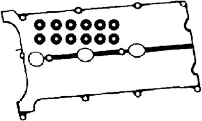 Прокладка, крышка головки цилиндра CORTECO 440201P для MAZDA MX-6